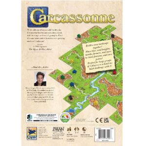 Carcassonne 2nd Edition Main Game Back Of Box