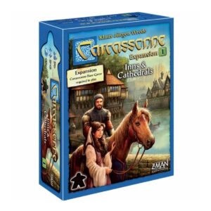 Carcassonne Expansion 1 Inns & Cathedrals Front Of Box