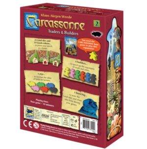 Carcassonne Expansion Expansion 2 Traders and Builders Back Of Box