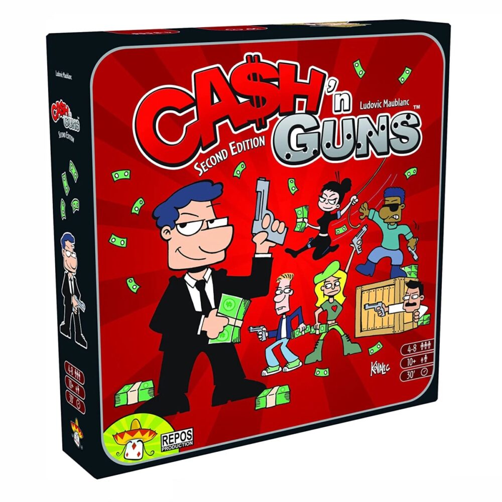 Cash N Guns Inner Front Of Box