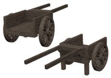 Pathfinder Miniatures Rusty Dragon Inn Dressing 2 Wheel Cart Image2