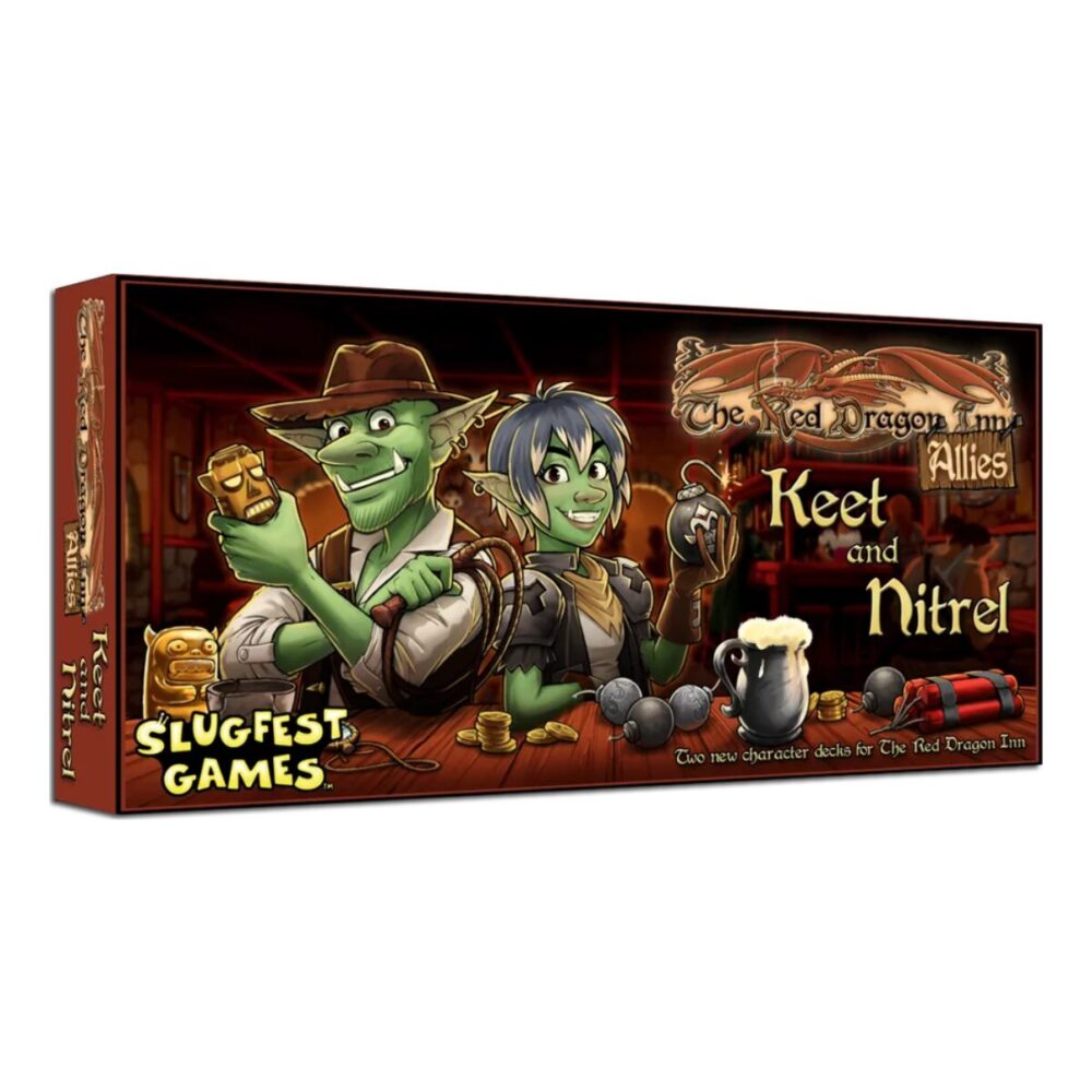 Red Dragon inn Allies Keet and Nitrel Expansion Front of Pack