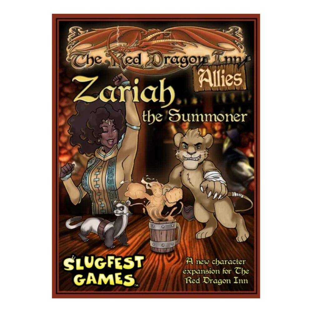 Red Dragon Inn Allies Zariah the Summoner Expansion Front of Pack