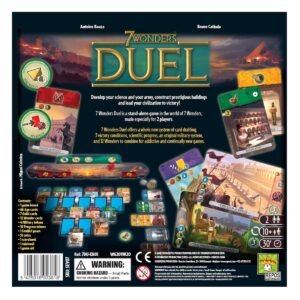 7 Wonders Duel Back Of Box