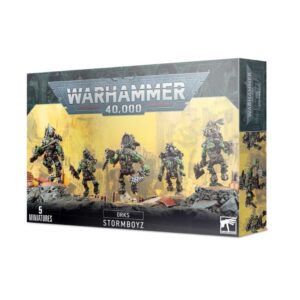 Image of the Ork Stormboyz miniature kit.