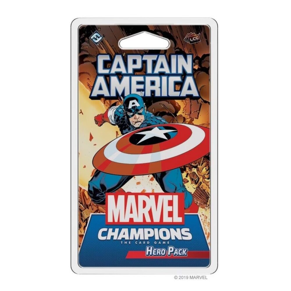 Marvel Champions Captain America Hero Pack Front Page