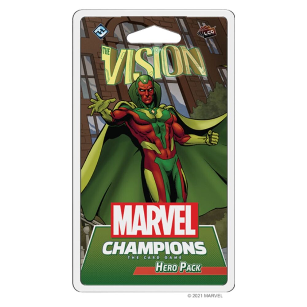 Marvel Champions Vision Hero Pack Front page