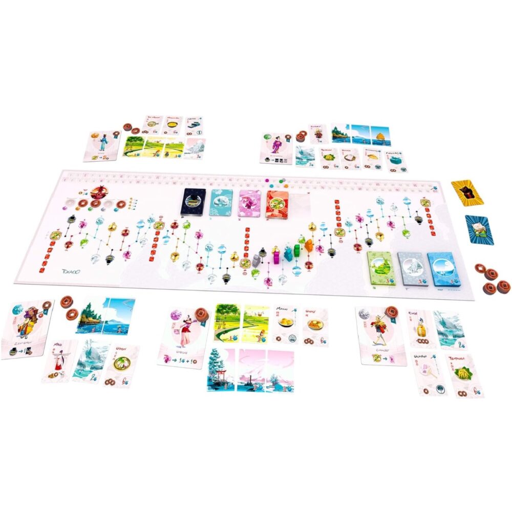 Tokaido Main Game 5th Edition Inside Box Layout