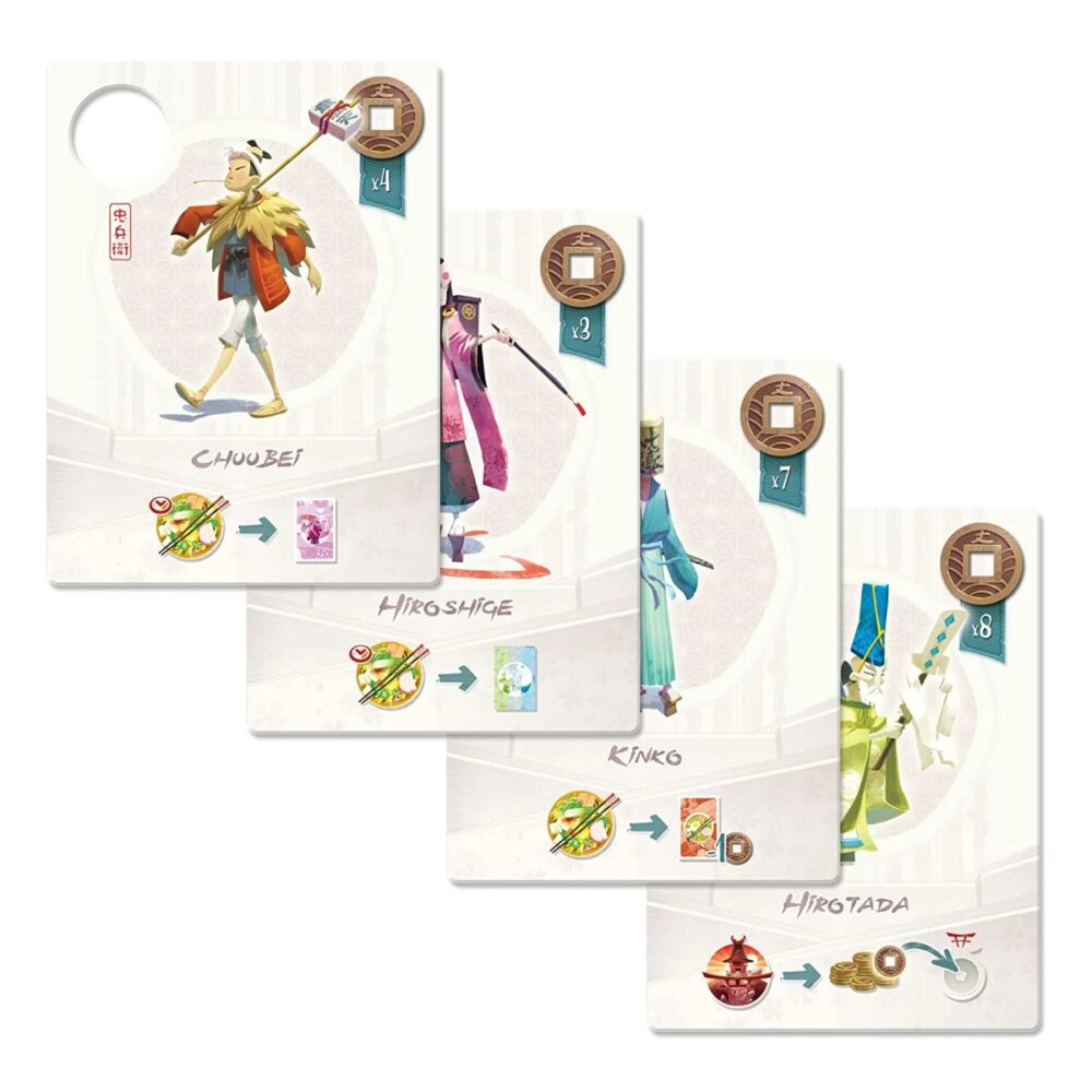 Tokaido Main Game 5th Edition Characters