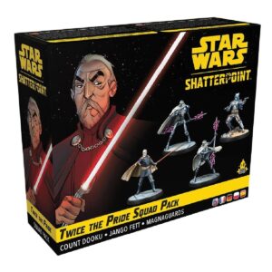 Star wars Shatterpoint Count Dooku Squad Pack front of box