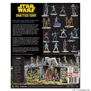 Star Wars Shatterpoint core set back of box