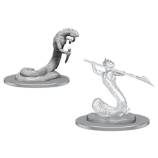 Critical Role: Unpainted Miniature Serpentfolk & Serpentfolk Ghost (W20)