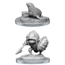 D&D Nolzur's Marvellous Unpainted Miniatures 2-Pack Locathah & Seal (W20)