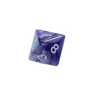 Dice Pearl Purple Dice D8 x1 Image3