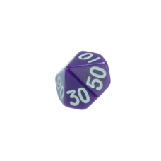 Dice Opaque Purple Dice D10 Tens x1