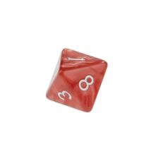 Dice Pearl Red Dice D8 x1 Image2