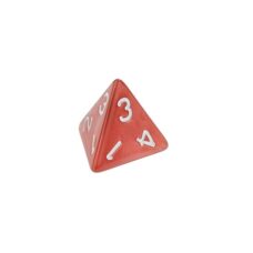 Dice Pearl Red Dice D4 x1 Image4