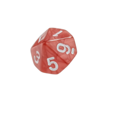 Dice Pearl Red Dice D10 Singles x1 Image3