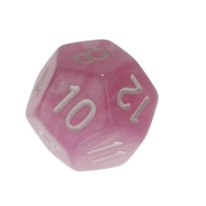 Dice Pearl Light Pink Dice D12 x1