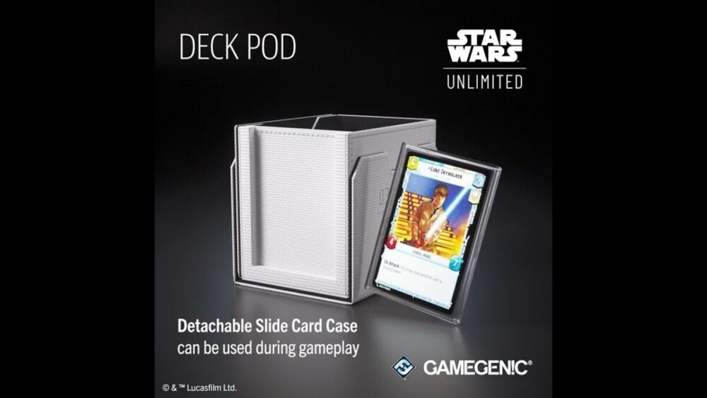 Star Wars Unlimited: Gamegenic Deck Pod - White|Star Wars Unlimited: Gamegenic Deck Pod - White Image2|