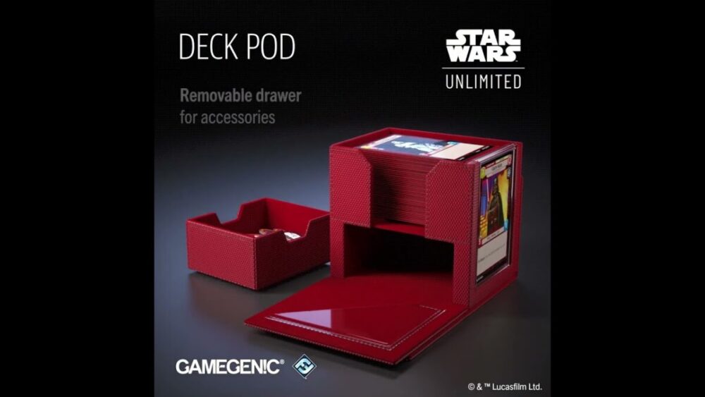 Star Wars Unlimited: Gamegenic Deck Pod - Red|Star Wars Unlimited: Gamegenic Deck Pod - Red Image2|