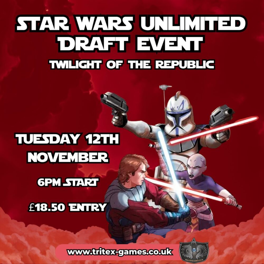 Star Wars Unlimited Draft Event: Twilight of the Republic