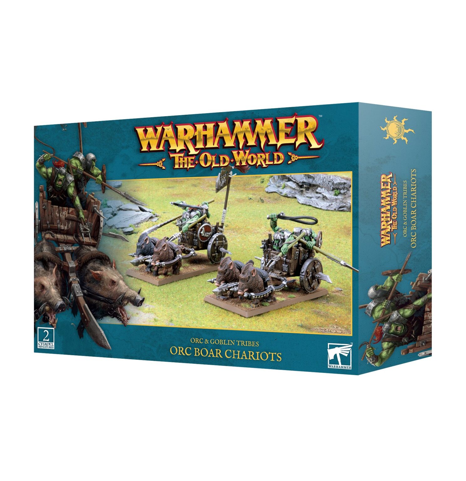 Warhammer- The Old World: Orc and Goblin Tribes Orc Boar Chariots