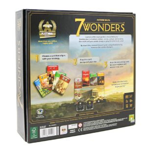 7 Wonders 2nd Edition Main Game Back Of Box