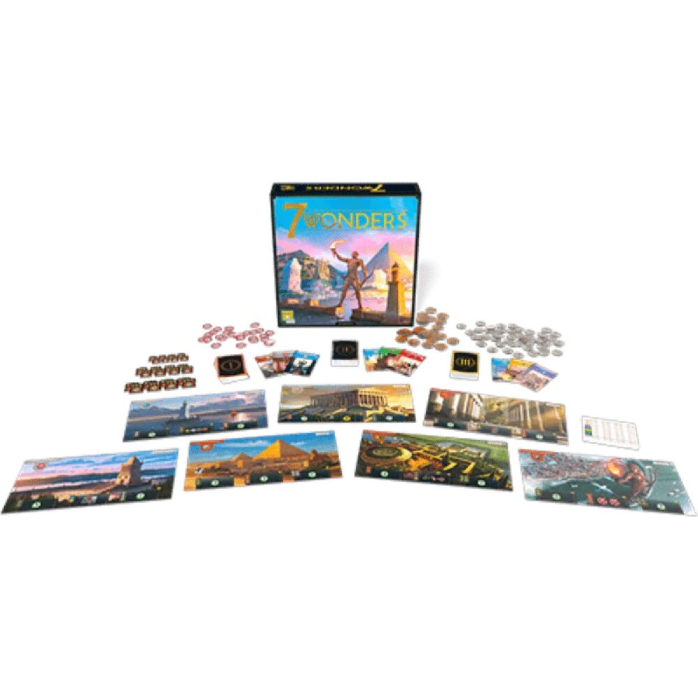 7 Wonders 2nd Edition Main Game Inside Box