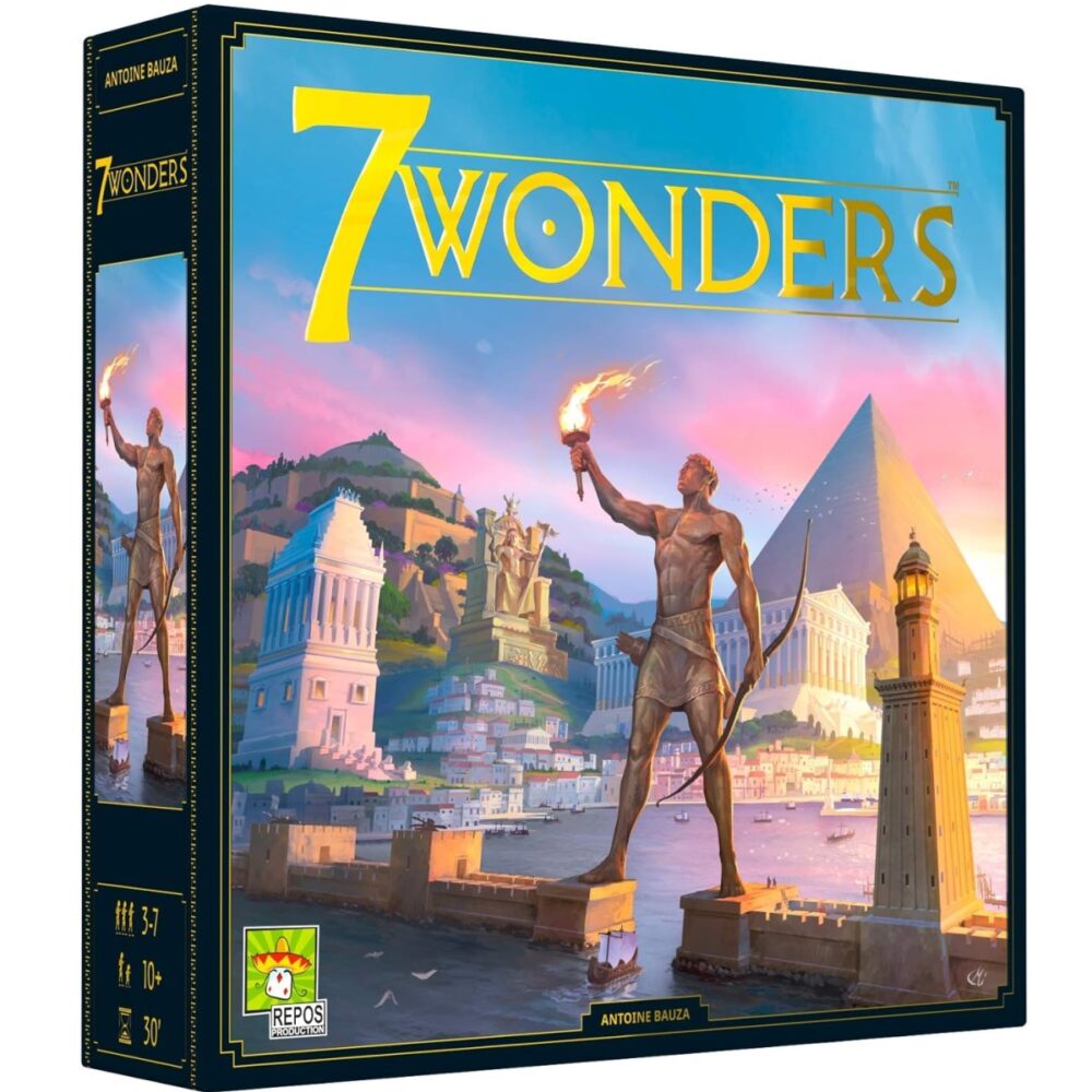 7 Wonders 2nd Edition Main Game Front Of Box