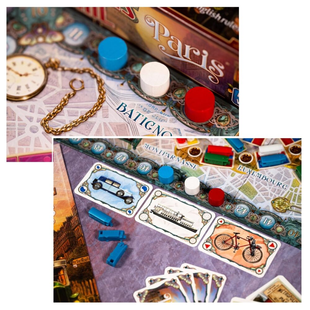 Ticket To Ride Paris Inside Of Box