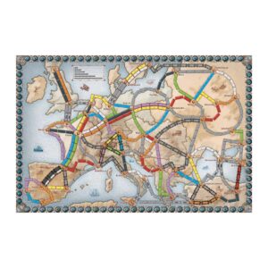 Ticket to ride content map of Europe