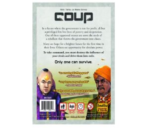 Coup Card Game Back Of Box