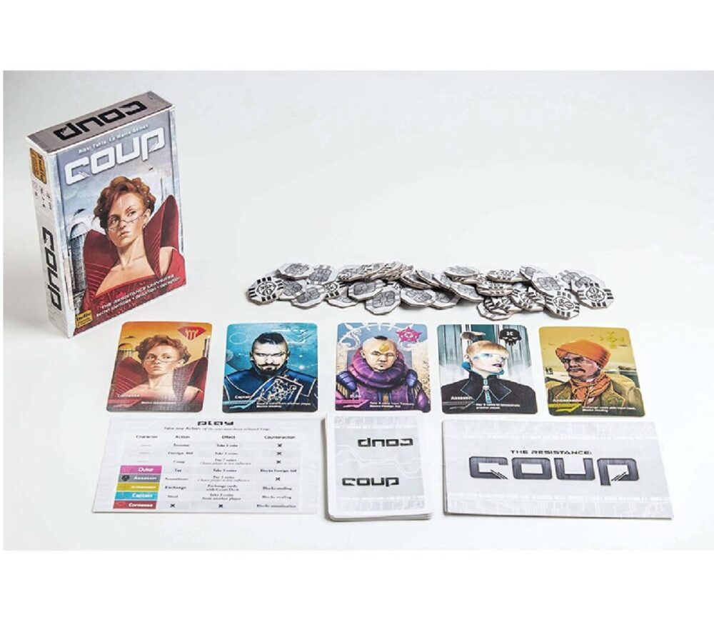 Coup Card Game Inside Of Box