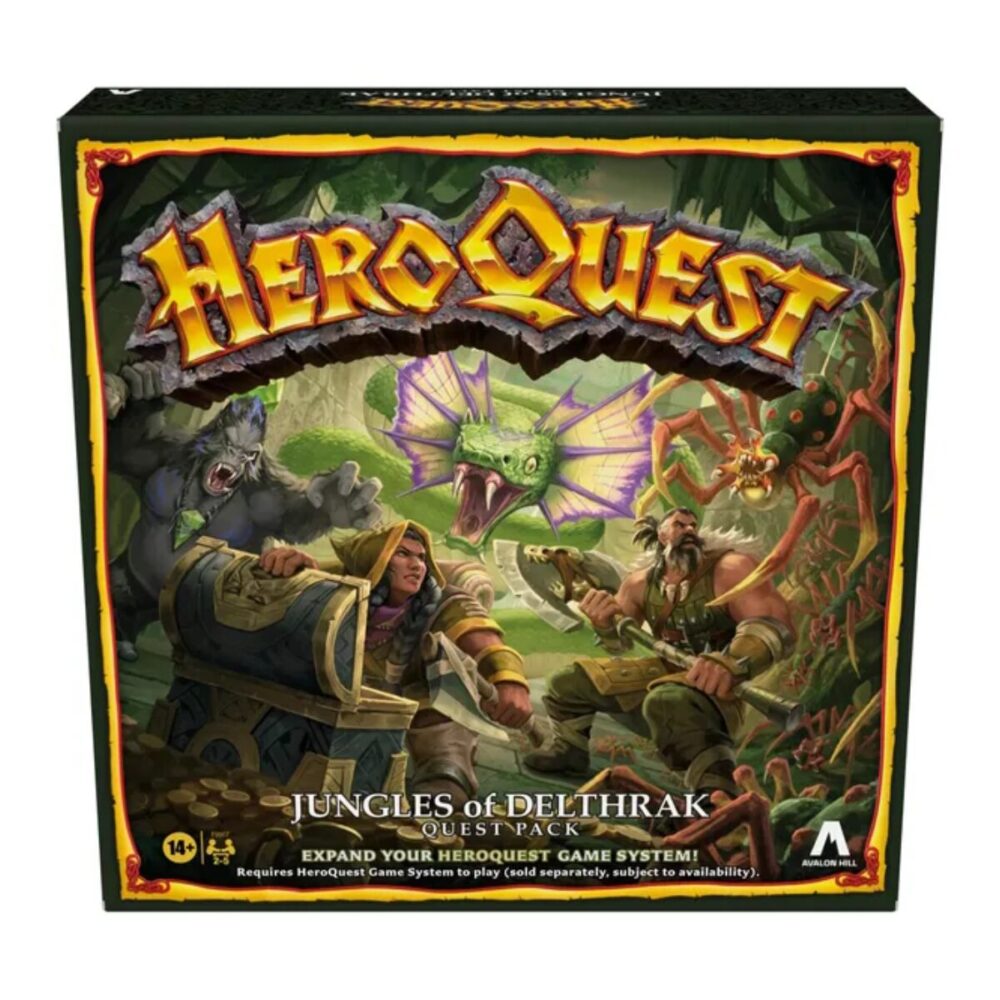 Heroquest Jungles of Delthrak Expansion Front of Pack