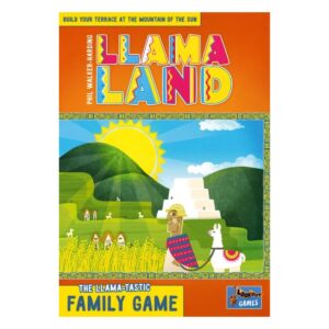 Llama land Board game Front of pack