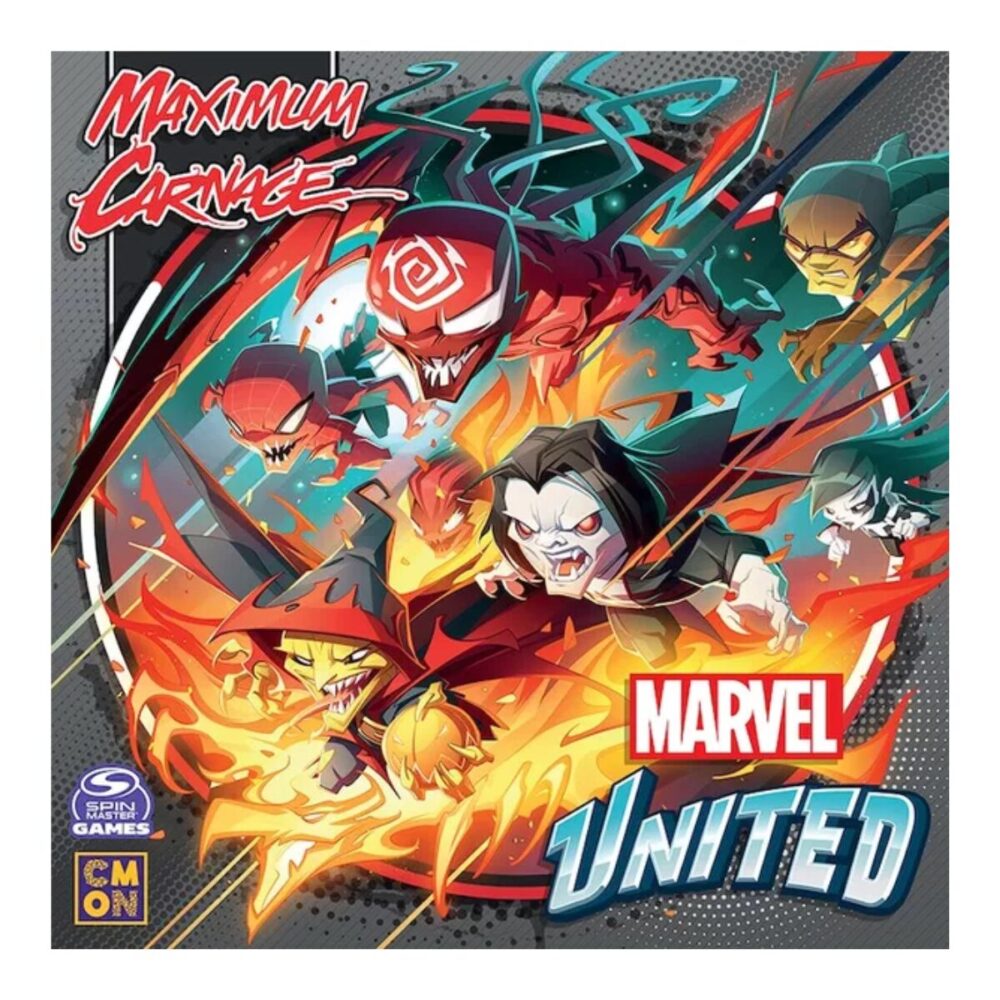 Marvel United Expansion maximum Carnage Front of pack