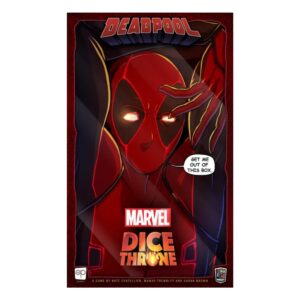 Marvel Dice Throne 3 Deadpool front of Pack