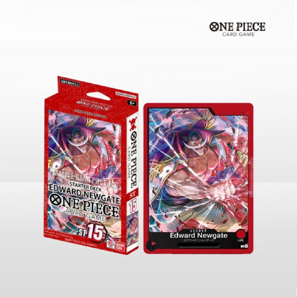 One Piece Card Game Starter Deck - Red Edward.Newgate (ST-15) Leader Image