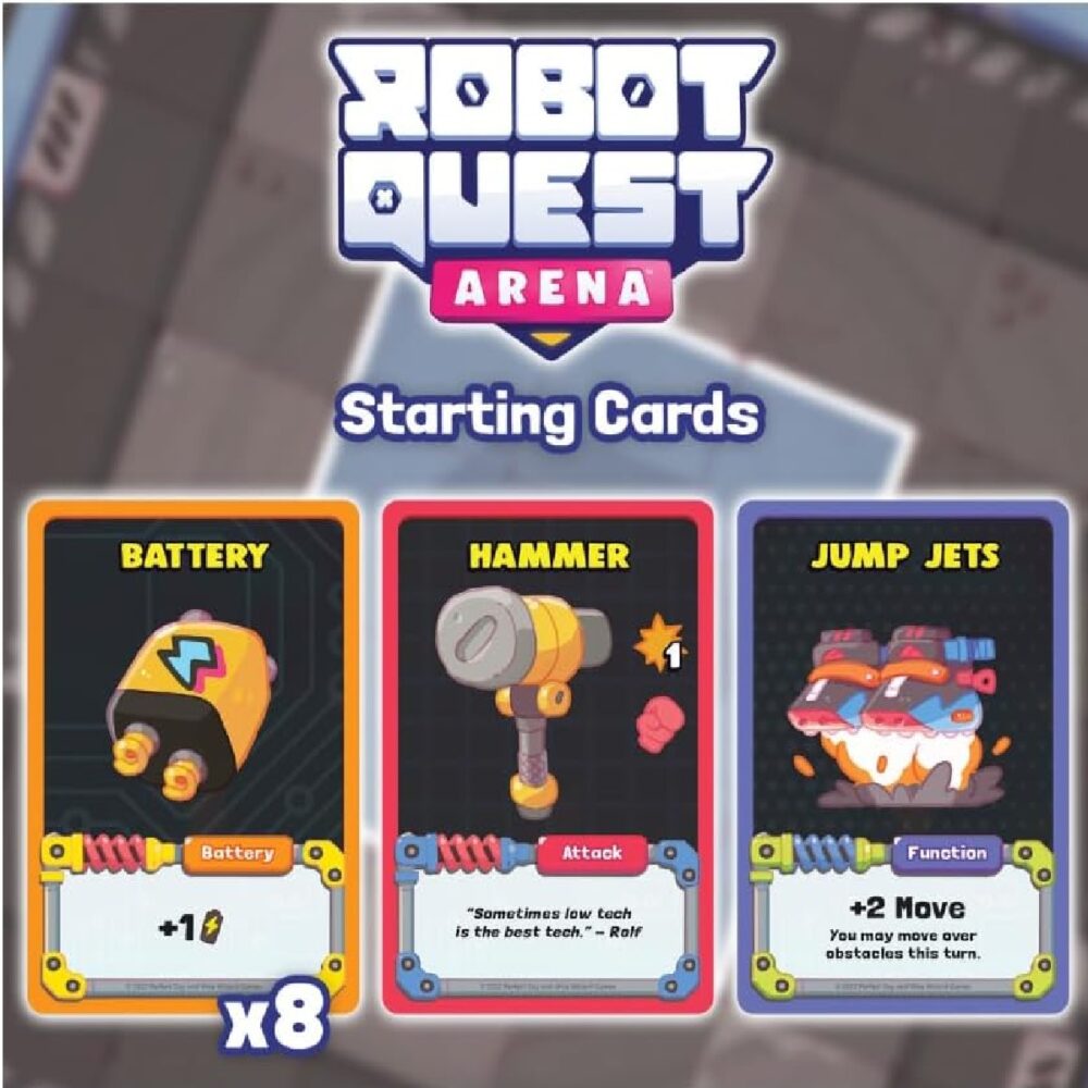 Robot Quest Arena Board Game Cards