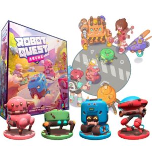 Robot Quest Arena Board Game Robot Miniatures