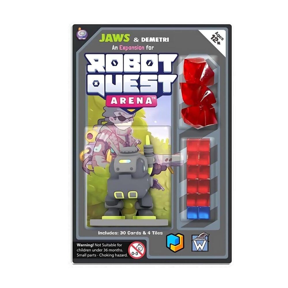 Robot Quest Arena Zaws expansion front of box