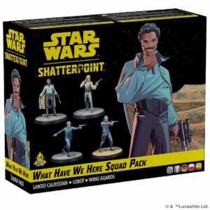 Star Wars Shatterpoint: What Have We Here Squad Pack Lando Calrissian Pack Front Of Pack