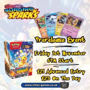 Surging Sparks Prerelease