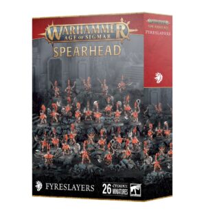 Image of the Spearhead: Kharadron Overlords product box featuring detailed miniatures of the Kharadron Overlords.