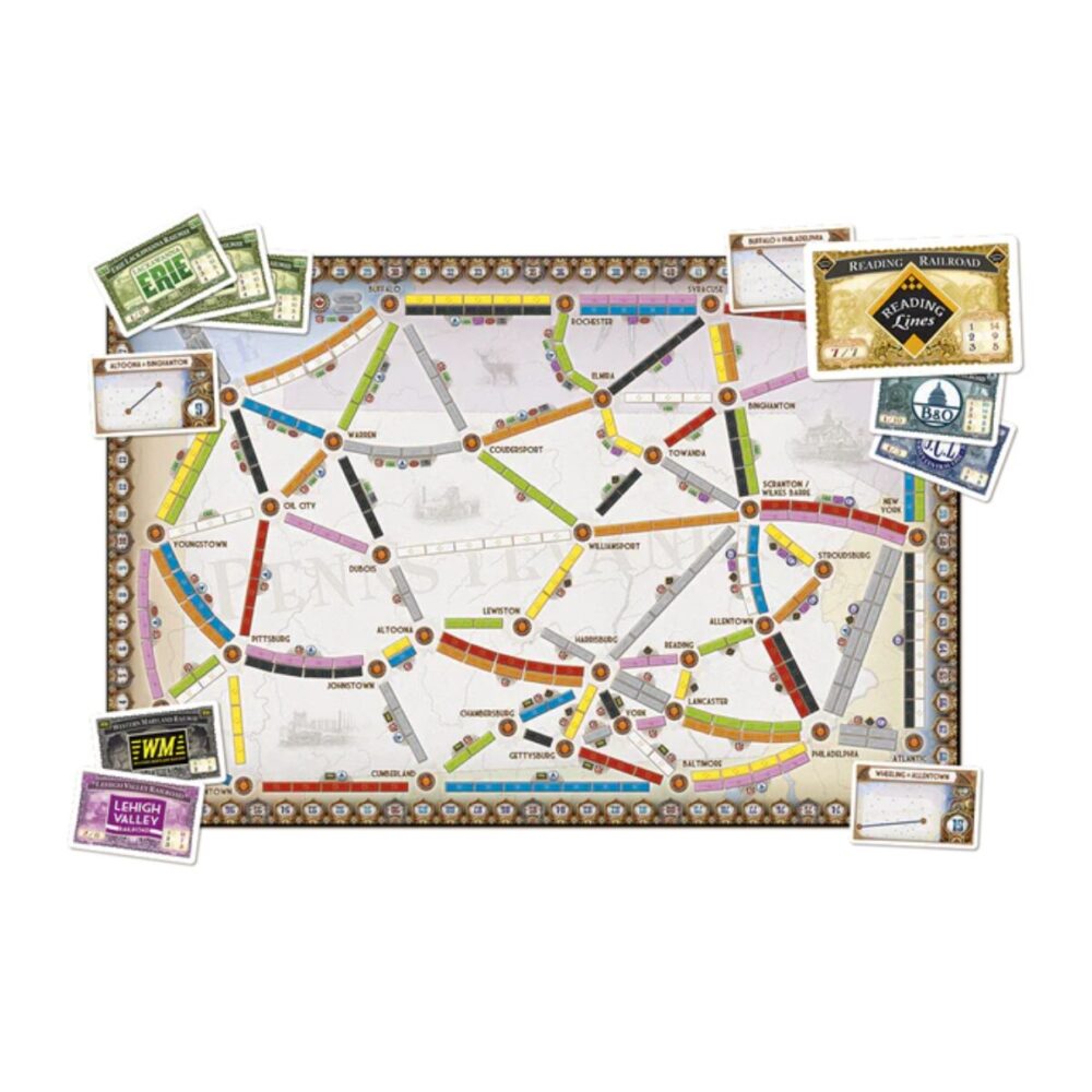 Ticket To Ride United Kingdom - Box Contents