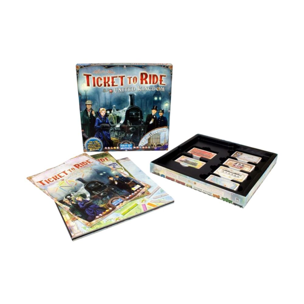 Ticket To Ride United Kingdom - Box Contents