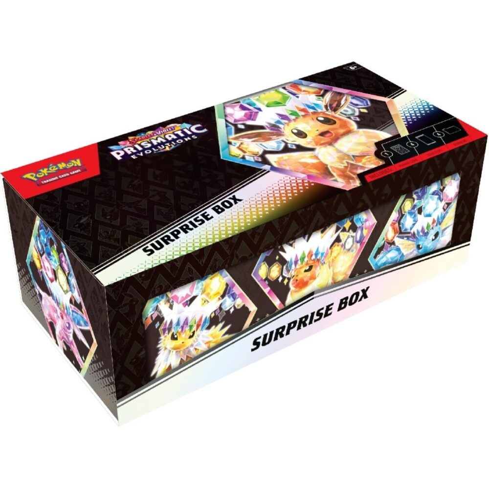 Pokemon Scarlet & Violet 8.5-Prismatic Evolution-Surprise Box Collection front of box