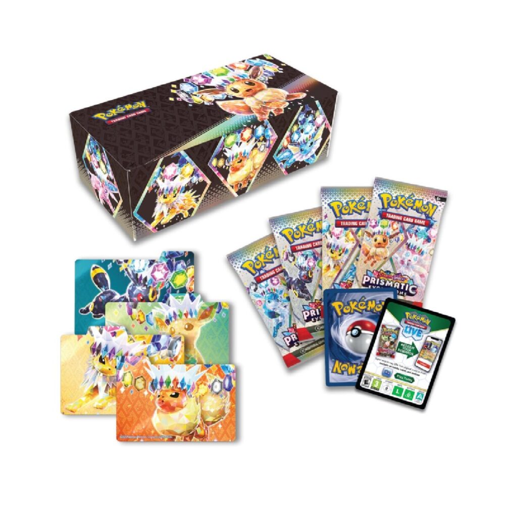 Pokemon Scarlet & Violet 8.5-Prismatic Evolution-Surprise Box Collection contents