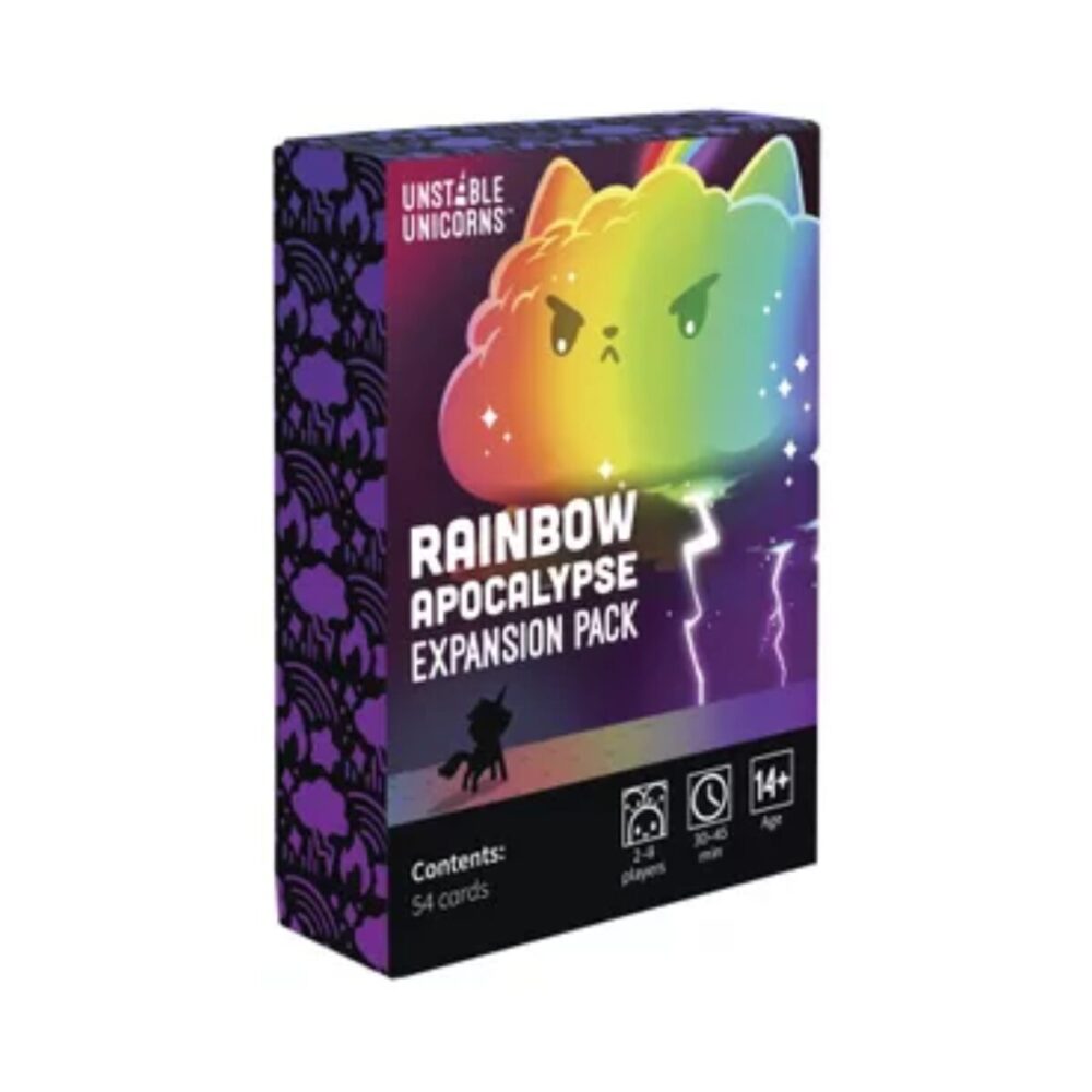 Unstable Unicorns Rainbow Expansion Apocalypse Expansion Front of Box